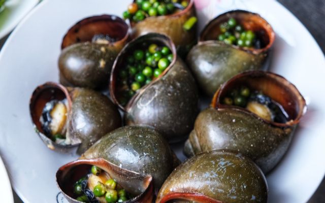 Ốc hương xào tỏi