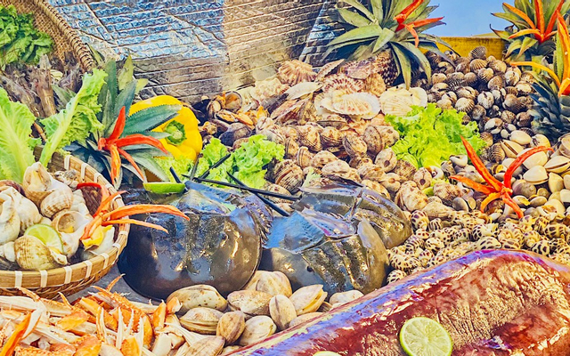 Sò dẹo nướng mỡ hành