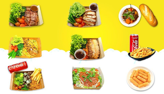 CƠM GÀ ROTI + TRÀ TẮC
