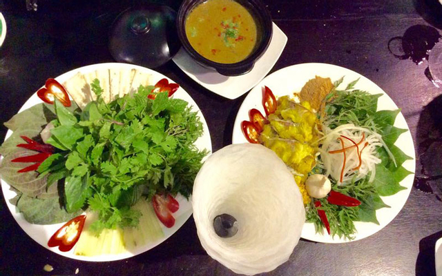 Gỏi tép bông điên điển