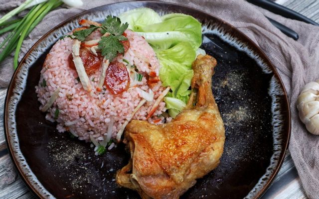 Cơm chiên lòng gà