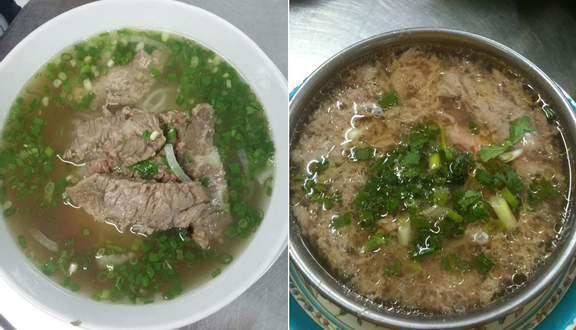 Phở nạm + gân