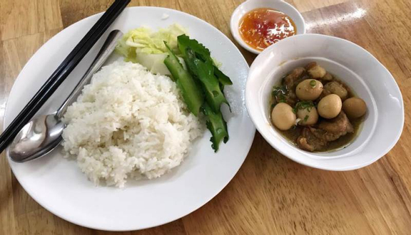 Cơm chả hấp trứng
