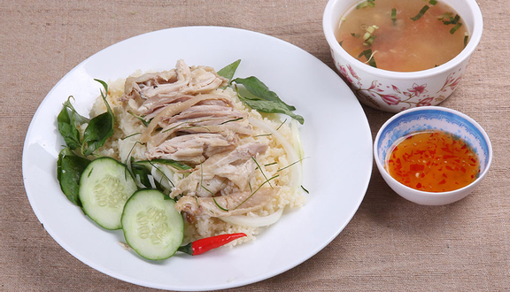 Cơm gà chặt