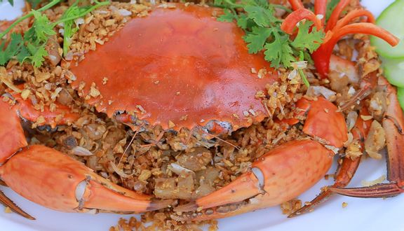 Gỏi rau càng cua bò trứng