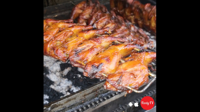 Cơm mực dồn thịt sốt cà