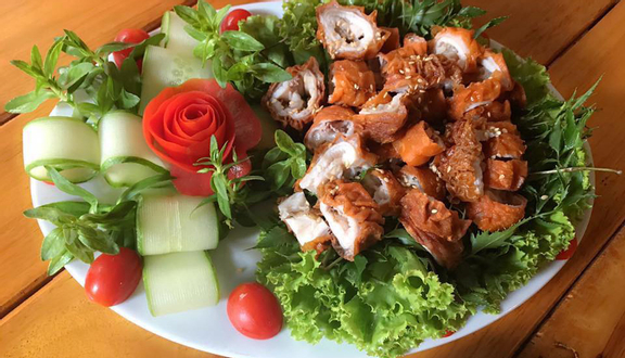 Trứng non tim, mề gà cháy tỏi