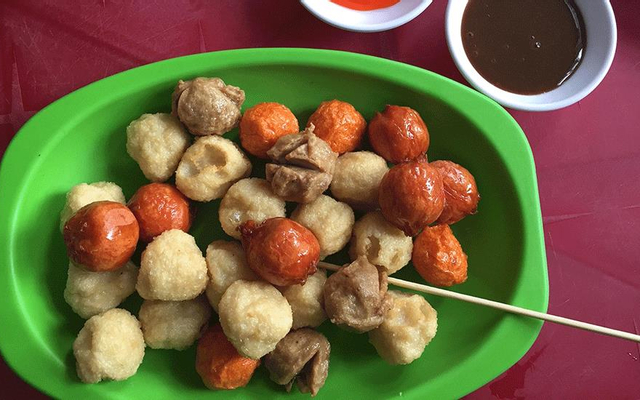 Chả cá tẩm cốm