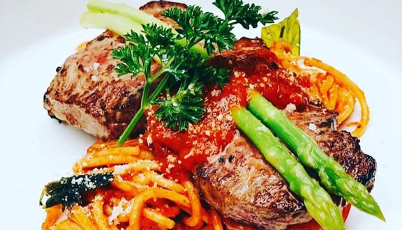 Combo Lunch:Cơm Tấm sườn cọng - Chanh Sả Hạt Chia/Rễ Tranh Mía Lau Hạt Chia
