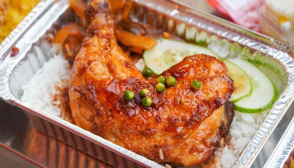 Combo B3: Cơm gà nướng tiêu xanh + Trà chanh