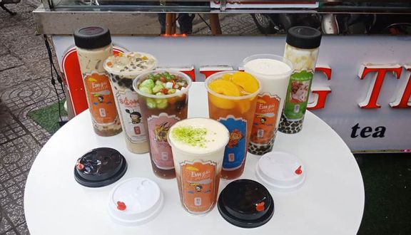 Trà đào miếng