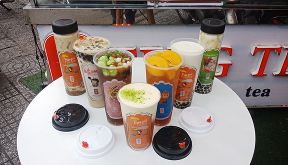 Trà đào miếng