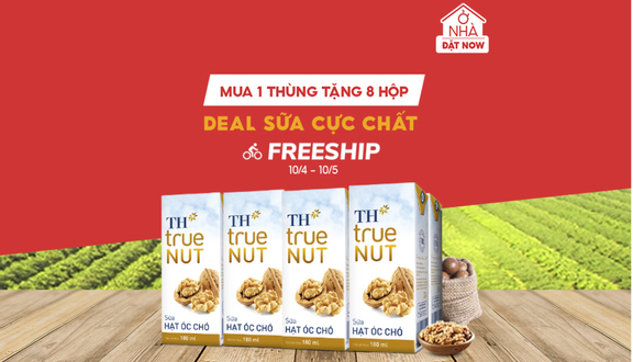 452000006 - STTT Nguyên chất TH true MILK - Lốc 4x110ml