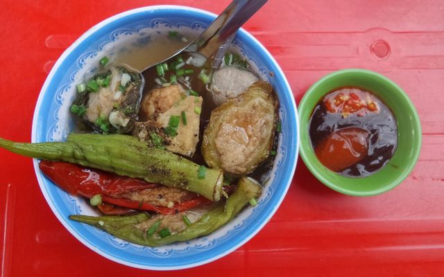 Khổ Qua Cà Ớt Dồn Chả Cá Pasa