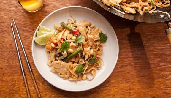 Cơm chiên hái sản Tomyum + Trà Tắc