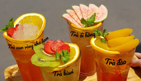 Trà Cam Vàng Nha Đam ( Size 500ml )