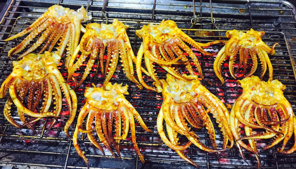 Mực Lọ Nướng Trộn Sốt Thái