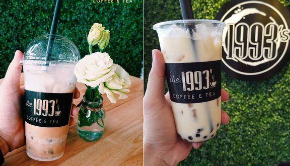 Soy milk matcha latte