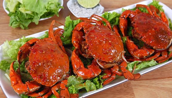 Cua Gạch Son Lớn Hấp nước Dừa _ 1 Con