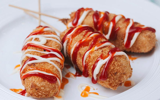 Cốm Hồng ( Cá Sốt Mayonaise)