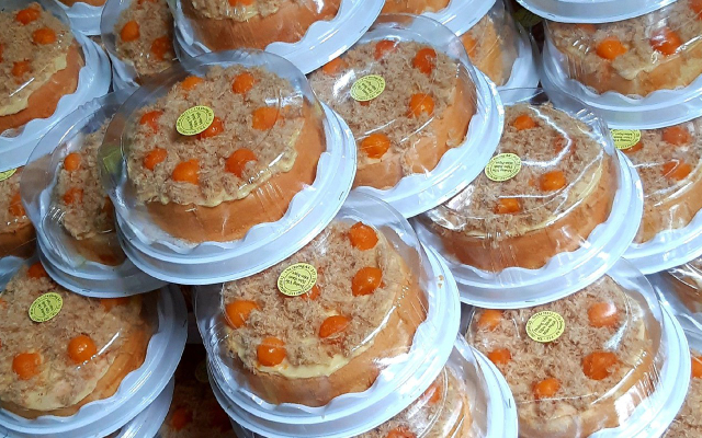 Bông lan trứng muối ổ lớn