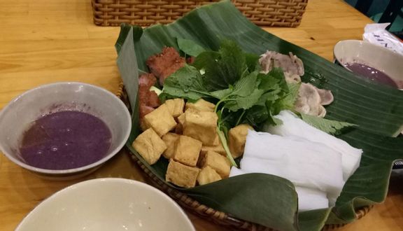 Bún đậu chả cốm