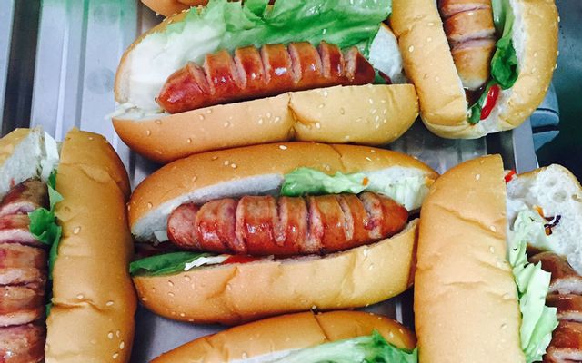 Bacon Wrapped Cheese Dog