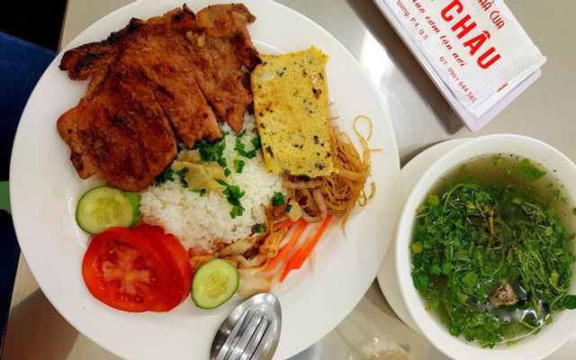 Cơm tấm bì chả