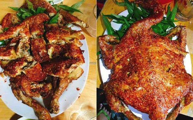 Gà nướng nguyên con ít ớt