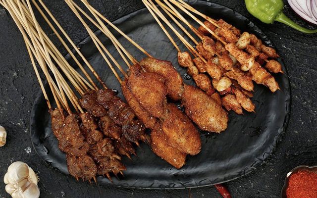 Chóp cánh gà xiên que