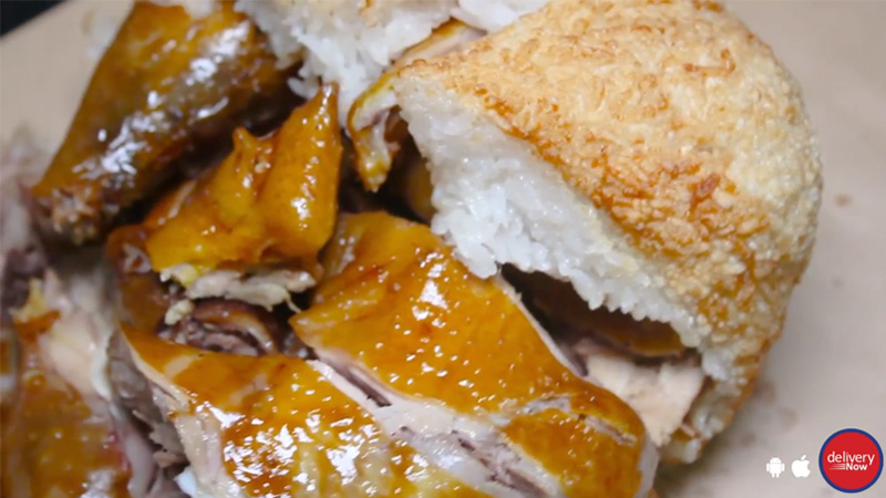 Gà Lên Mâm Delichi - Gà Bó Xôi, Gà Mắm Nhĩ