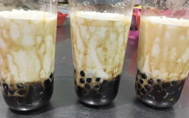 Sữa tươi trân châu đường đen