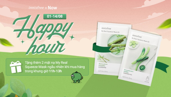 Mặt Nạ Dưỡng Ẩm Vitamin C  Innisfree Bright Solution Mask 22ml
