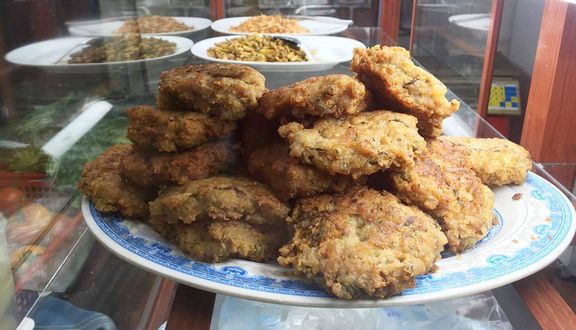 Bánh dày kẹp giò
