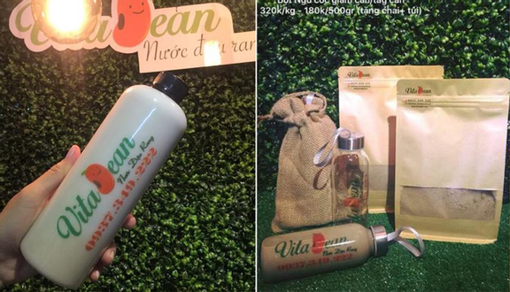 Nước đậu rang Vitabean 4 - Bean giảm cân - Chai 1000ml