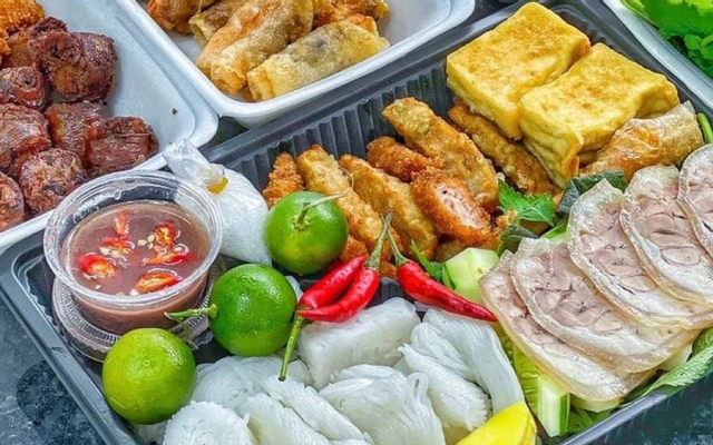 Bún đậu cốm