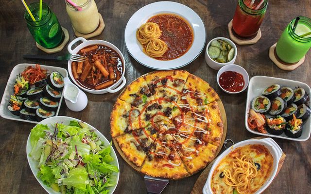 Pizza khoai lang