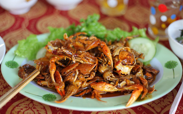 Ốc hương rang muối