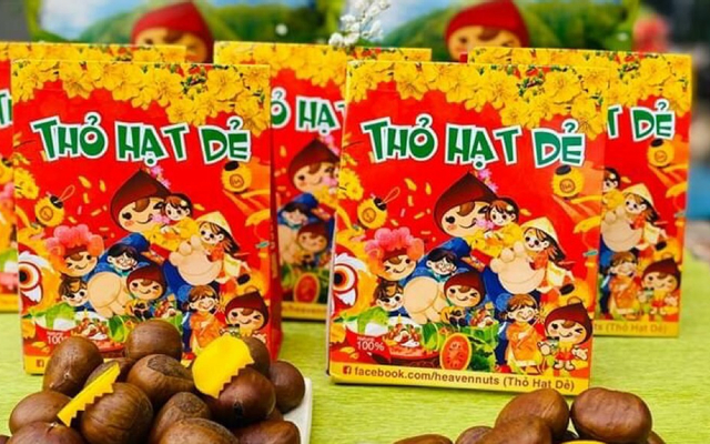 Hạt dẻ rang hút chân không