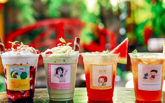 Trà đào cam sả
