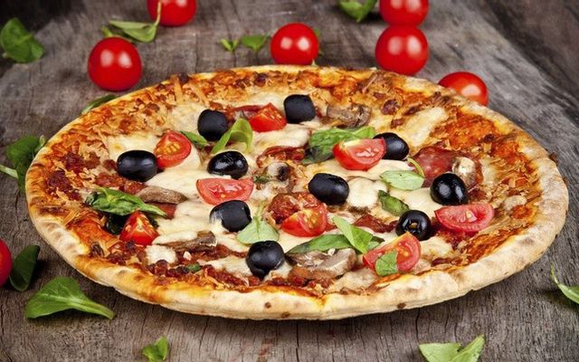 Mushroom pizza