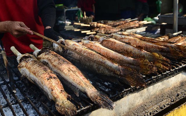 Cúc Bụi - Cá Lóc Nướng