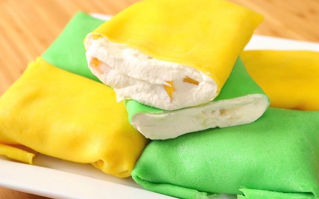 Crepe Sầu Riêng Kem Tươi