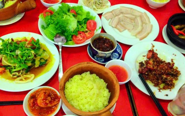 Rau muống luộc