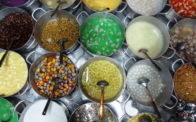 Chè khoai môn cốm