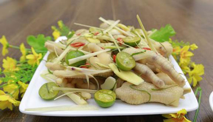 Chân gà sả tắc lớn (2 - 3 người ăn)