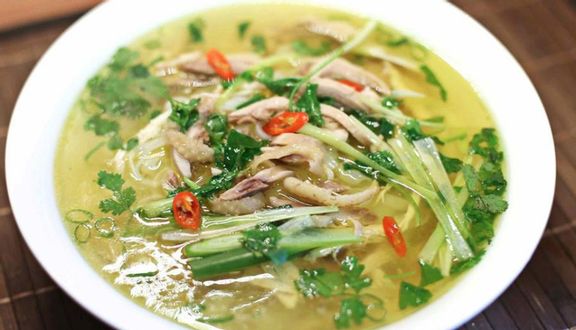 Miến măng gà trộn