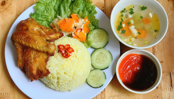 Cơm chiên dương châu đùi quay