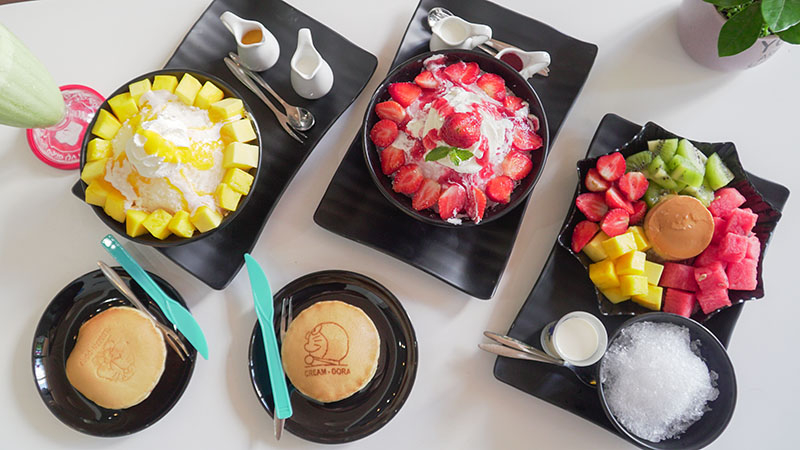 Bánh rán vị kem
