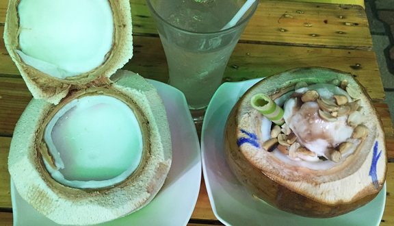 Yaourt trong trái dừa